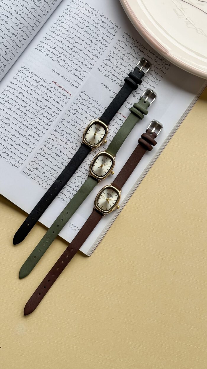 عکس ساعت بند چرمی رویال